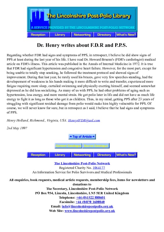Dr Henry writes about FDR and PPS.pdf