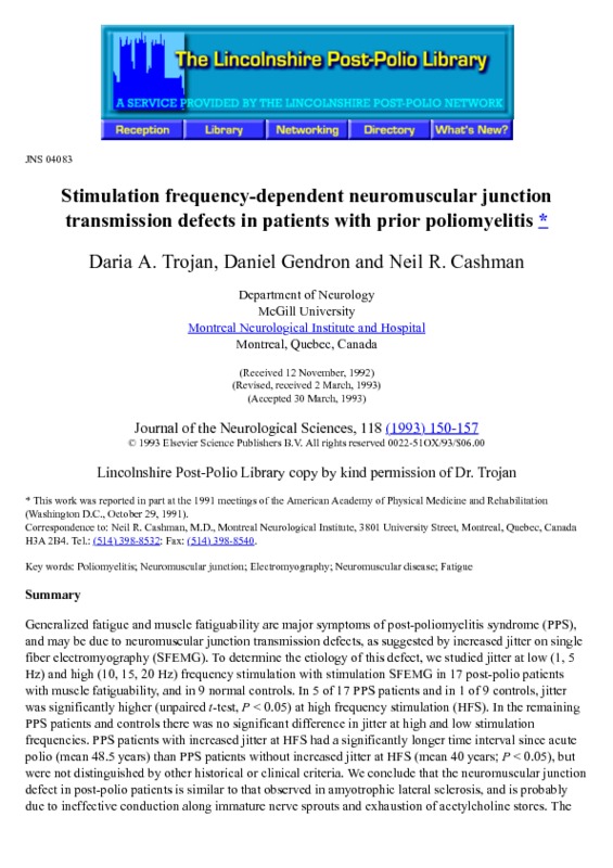 Stimulation Frequency Dependent Neuromuscular Junction Transmission Defects.pdf