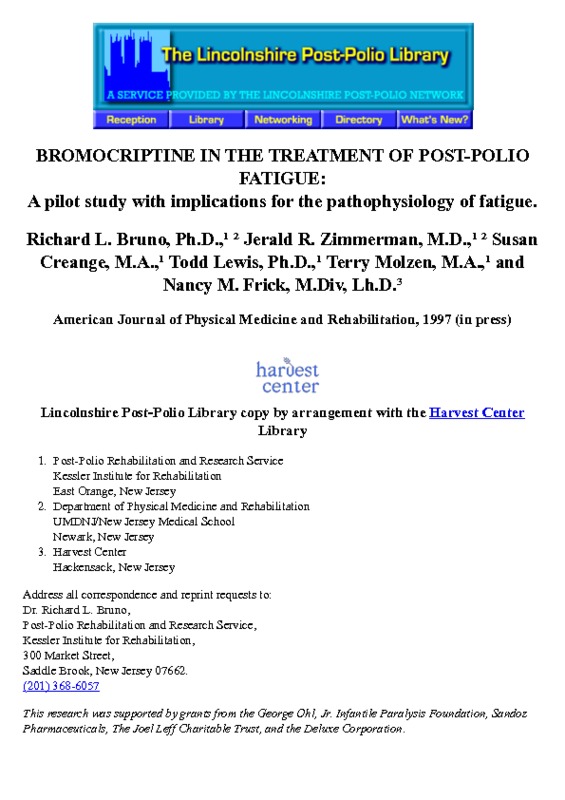 Bromocriptine in the Treatment of Post-Polio.pdf