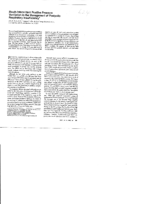 Mouth intermittent positive pressure ventilation in the management of post polio respiratory insufficiency.pdf