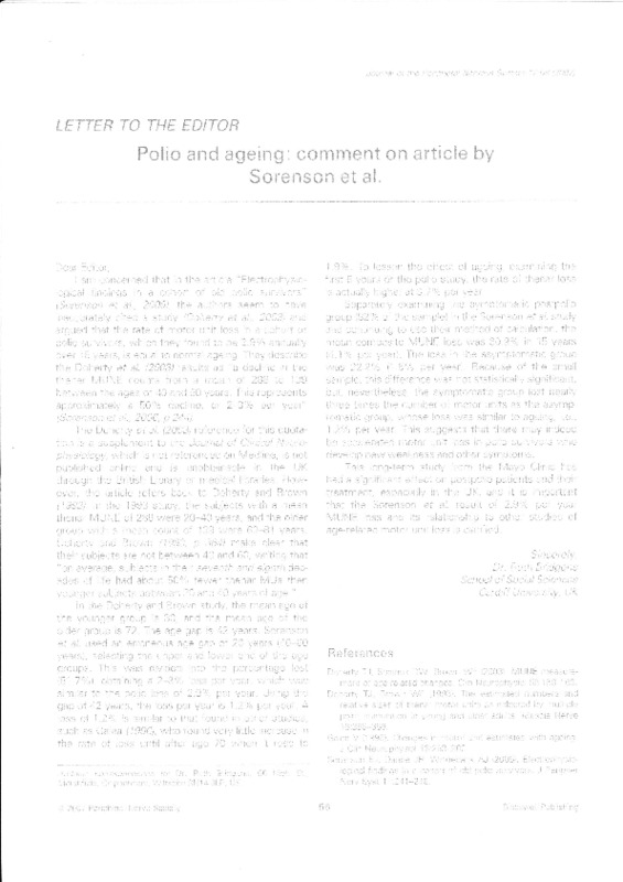 Polio and Ageing Comment on article by Sorenson et al.pdf