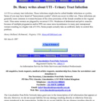 Dr Henry writes about UTI.pdf