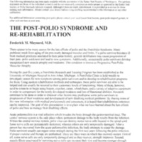 The Post Polio Syndrome and re-rehabilitation.pdf