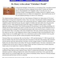 Dr Henry writes about Christina's World.pdf