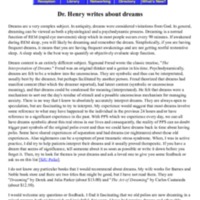 Dr Henry writes about dreams.pdf