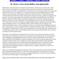 Dr Henry writes about Bulbar and Spinal Polio.pdf